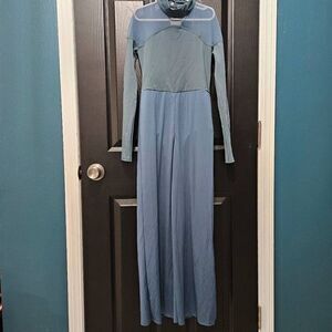 Weissman NWOT adult small dark green one piece dance costume jazz lyrical tap so